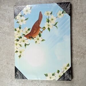 🏠 🍒 Firefly Cardinal Lighted Wall Art